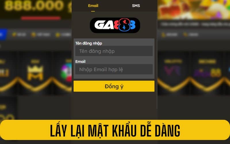 Người chơi quên mật khẩu GA888 có thể lấy lại dễ dàng Người chơi quên mật khẩu GA888 có thể lấy lại dễ dàng