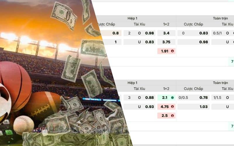 Kèo tài xỉu 3.75 là một dạng kèo tổng số bàn thắng Kèo tài xỉu 3.75 là một dạng kèo tổng số bàn thắng
